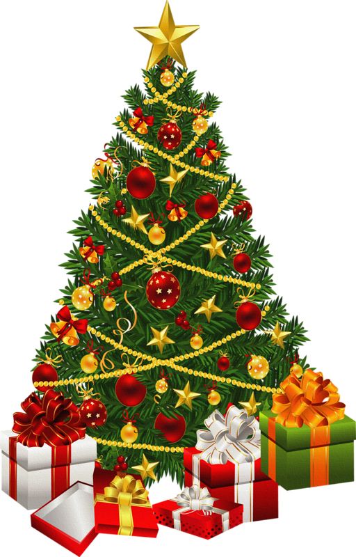 Christmas fir-tree PNG image     图片编号:2470