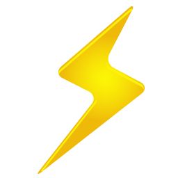 Lightning icon PNG     图片编号:28079