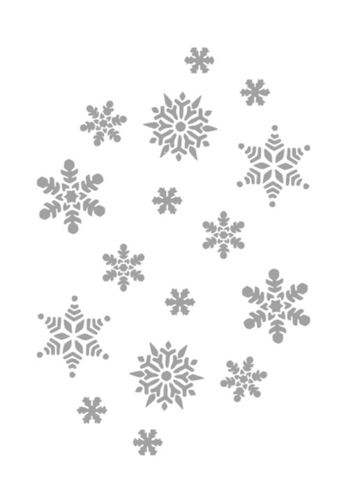 Falling snow PNG     图片编号:96082