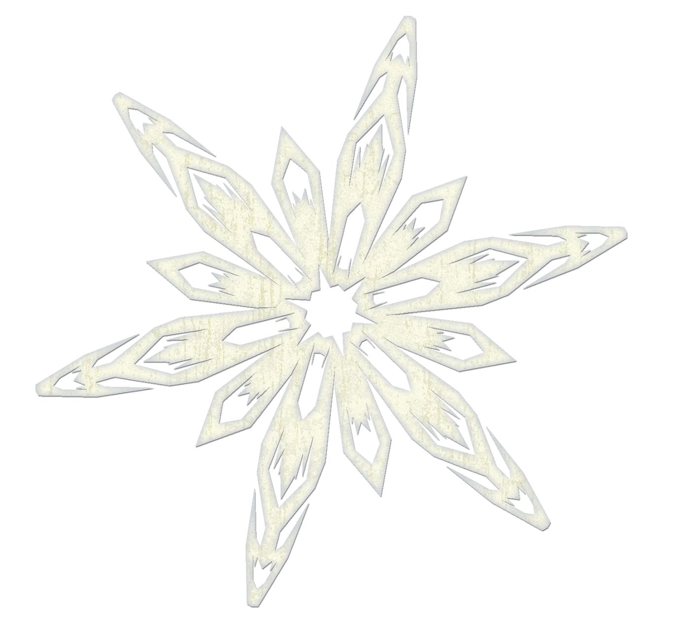 Snowflake PNG image     图片编号:7532