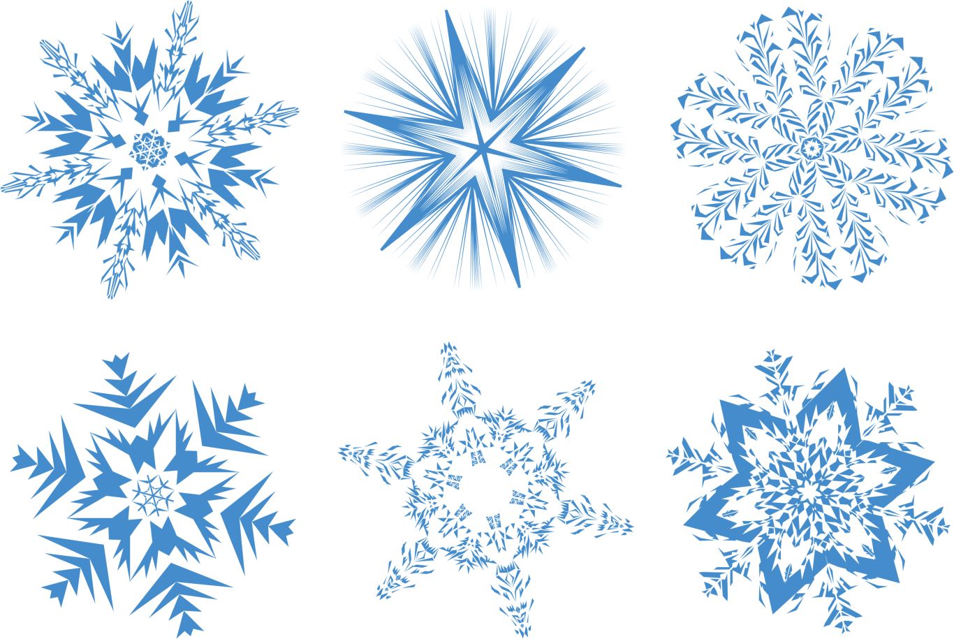 Snowflakes PNG image     图片编号:7544