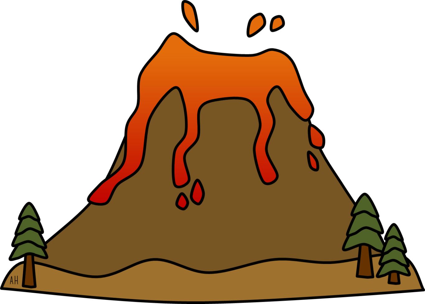 Volcano PNG     图片编号:63870