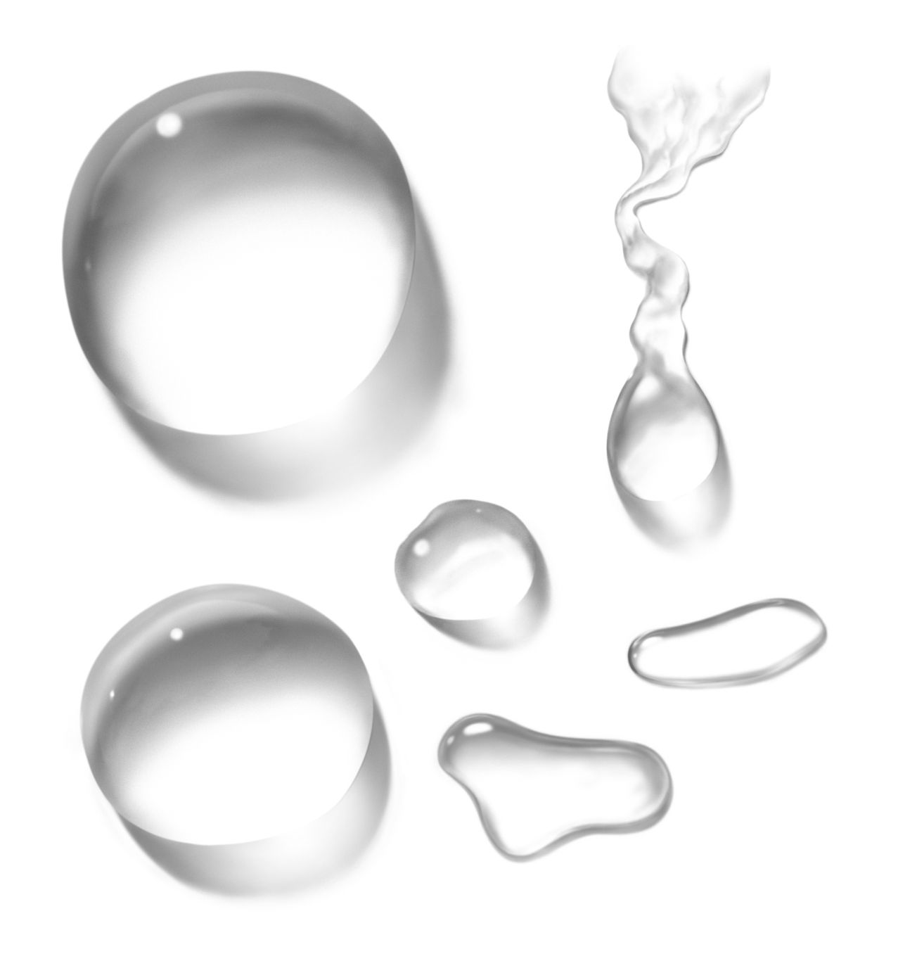 Water drops PNG image     图片编号:3305