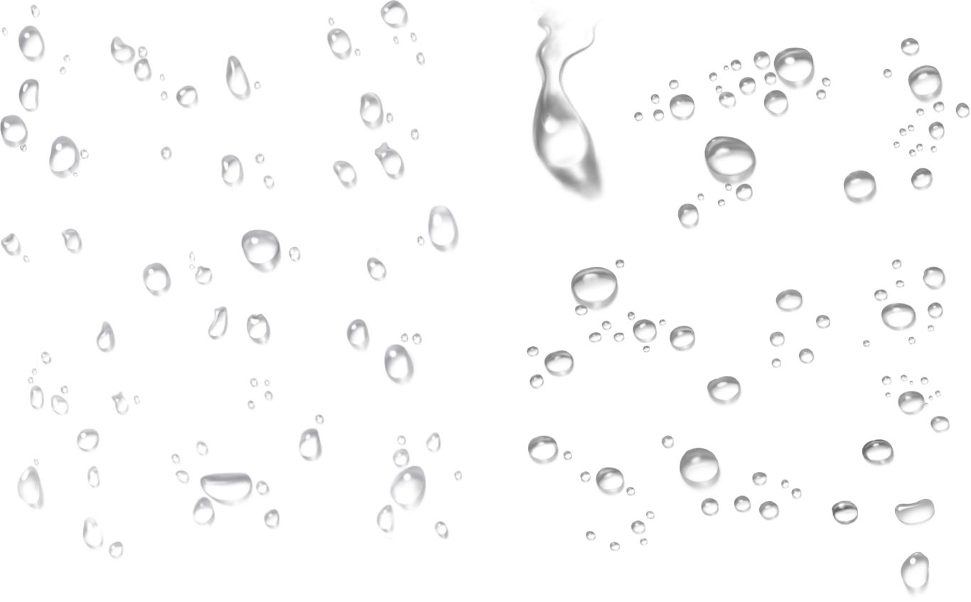 Water drops PNG image     图片编号:3307