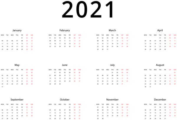 Calendar 2022 year PNG    图片编号:104321