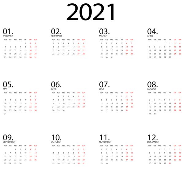 Calendar 2022 year PNG    图片编号:104351