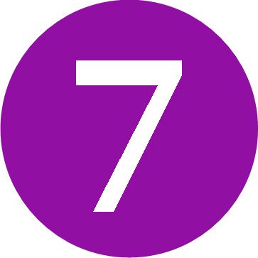 number 7 PNG    图片编号:18629