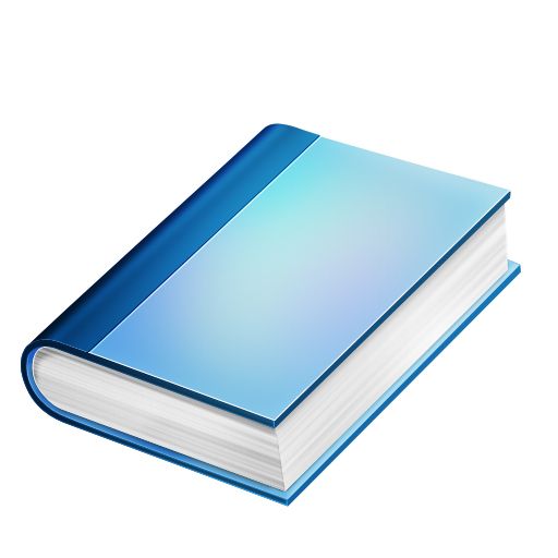 Blue book PNG image, free image    图片编号:2114