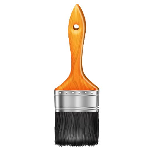 paint brush PNG image    图片编号:7353