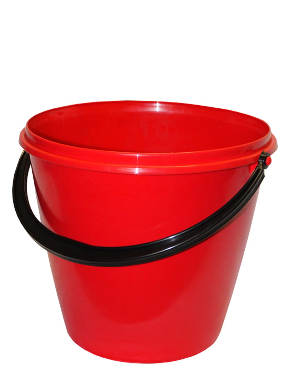 Plastic red bucket PNG image    图片编号:7757