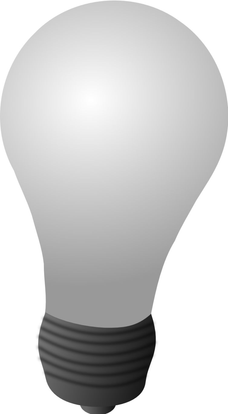 white light bulb PNG image    图片编号:1249