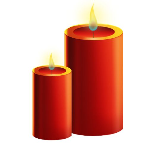 Christmas candle PNG image    图片编号:7277