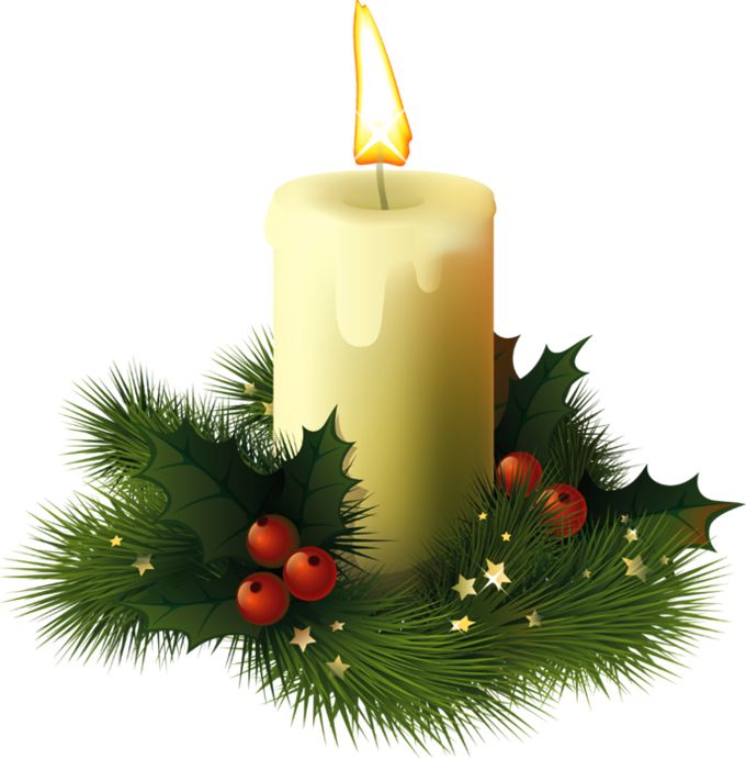 Christmas candle PNG image    图片编号:7279