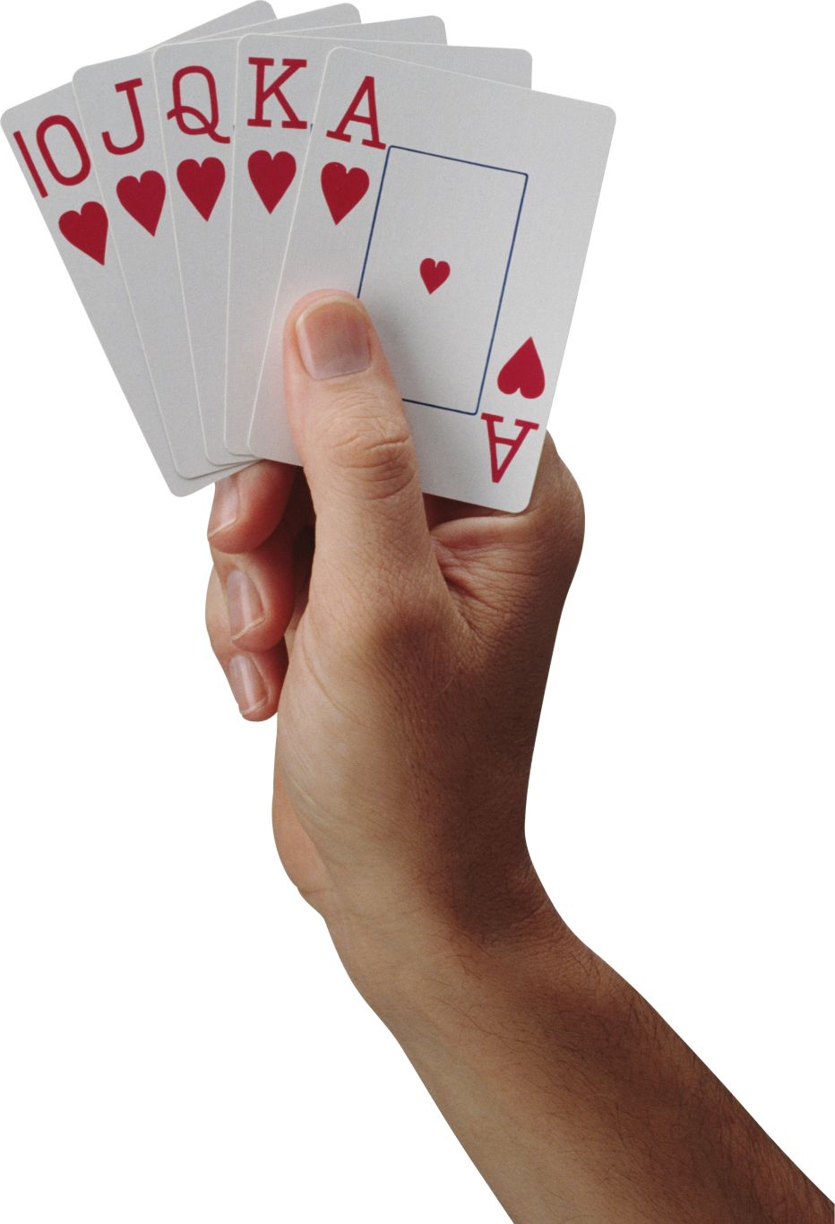 Cards in hand PNG    图片编号:8472