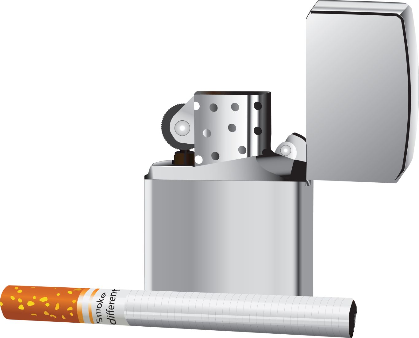 Cigarette and light PNG image    图片编号:4772