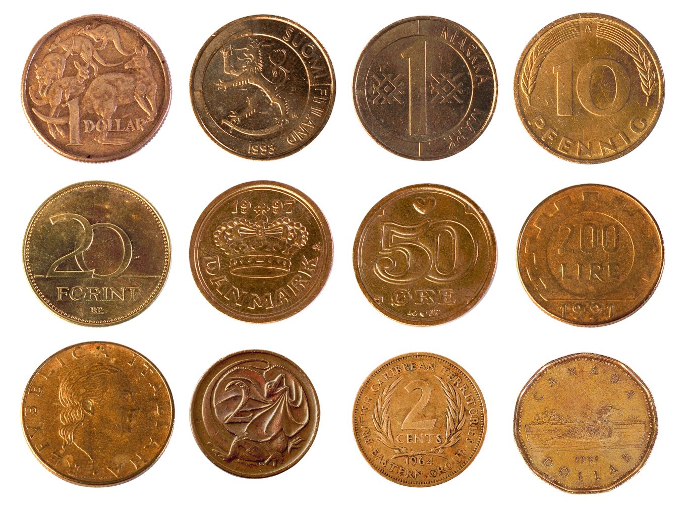 Coins PNG image    图片编号:3563