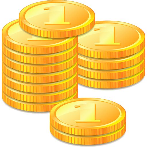 gold coins PNG image    图片编号:36875