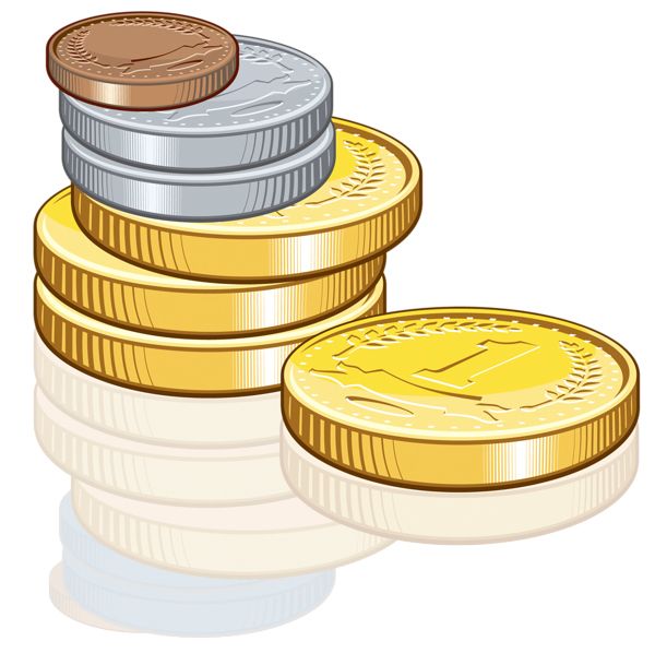 Coins PNG image    图片编号:36896