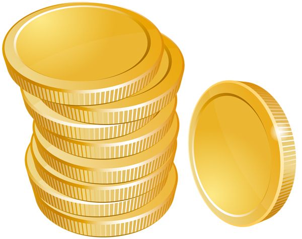 gold coins PNG image    图片编号:36899