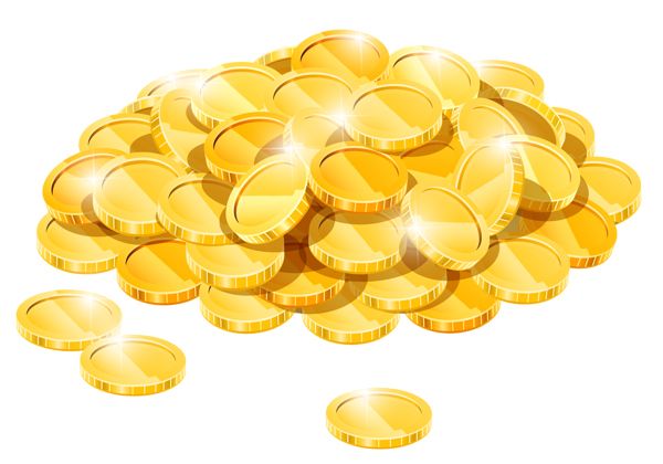 Coins PNG image    图片编号:36913