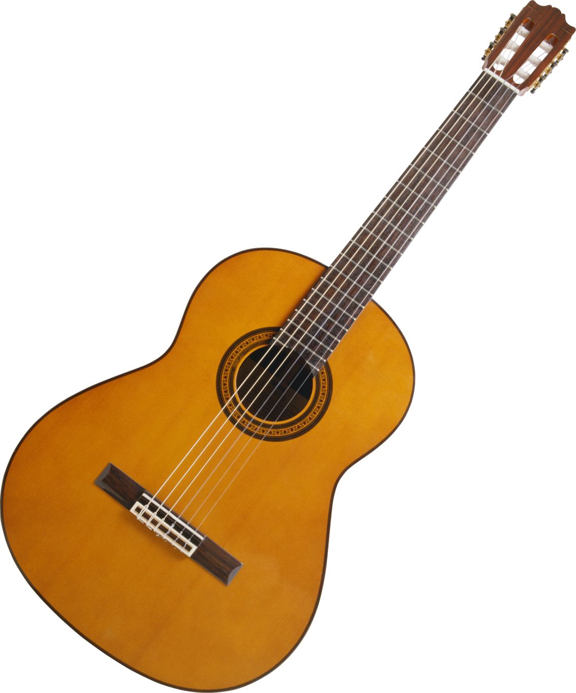 Acoustic wooden guitar PNG image    图片编号:3374