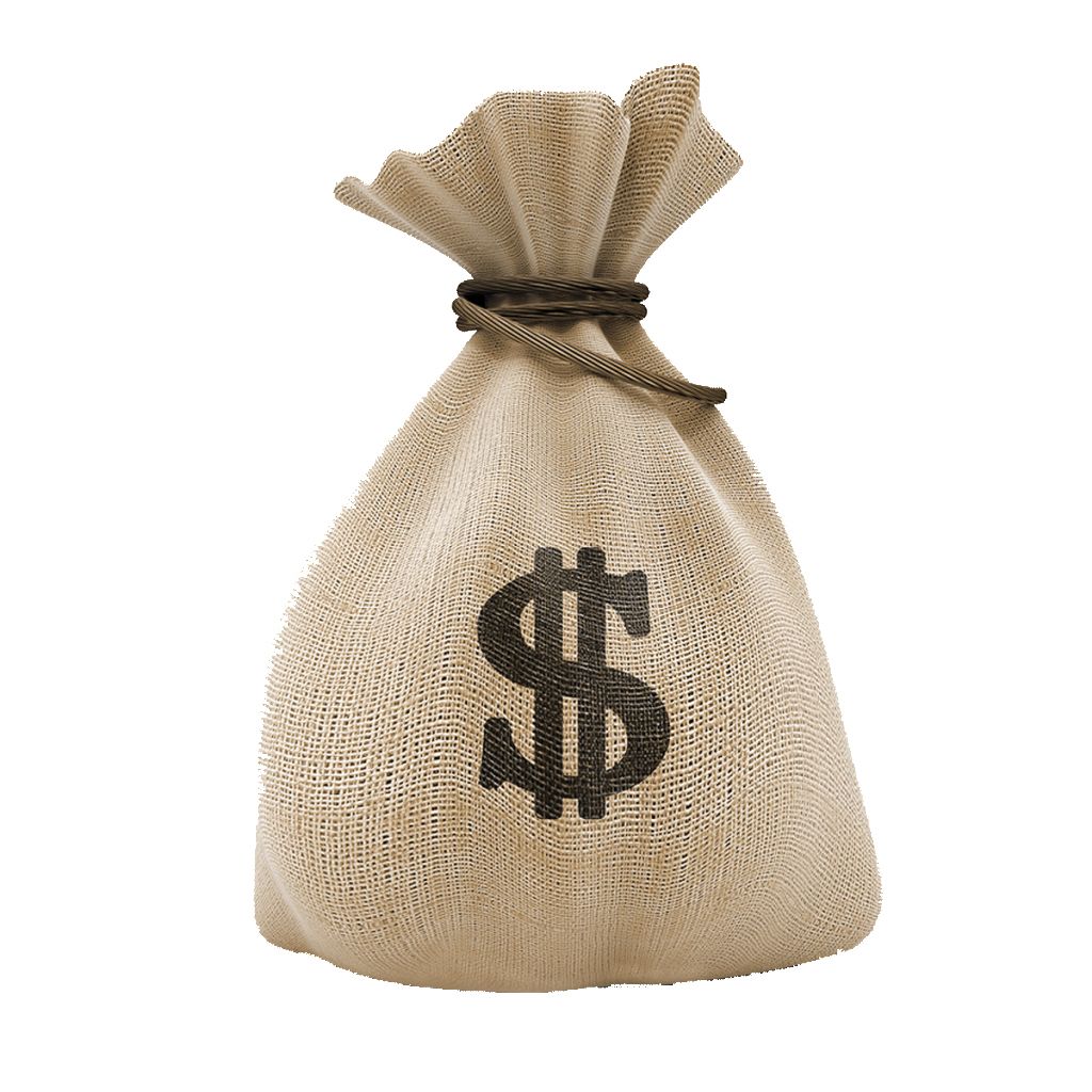 Money bag PNG image    图片编号:3545