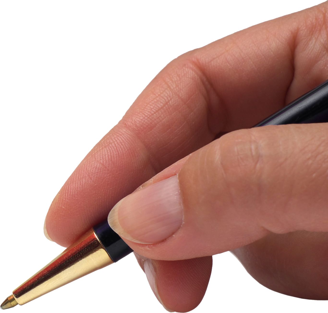 Pen in hand PNG image    图片编号:7420