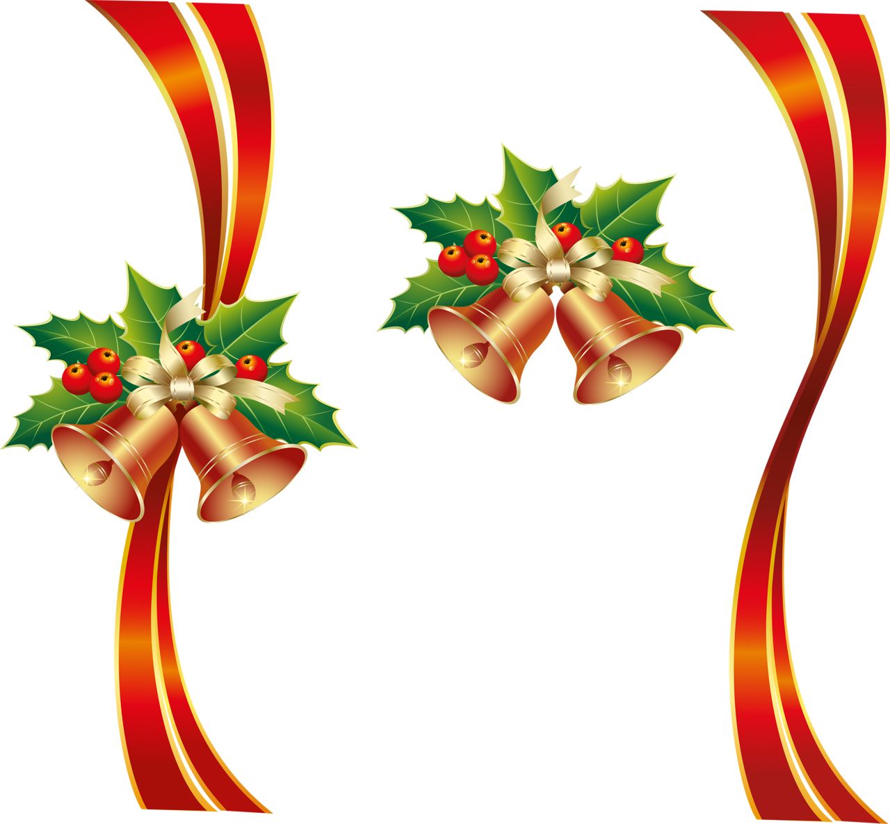 Christmas ribbon PNG image    图片编号:1528