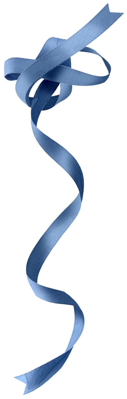 blue ribbon PNG image    图片编号:1568