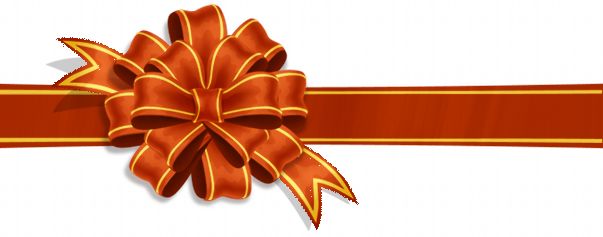 red gift ribbon PNG image    图片编号:1571