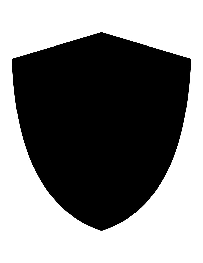 black siluet shield PNG image, free picture download    图片编号:1259