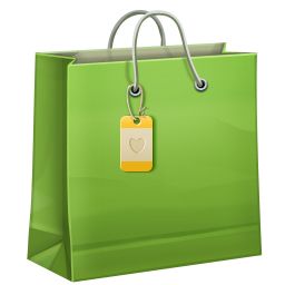 Shopping bag PNG image    图片编号:6387