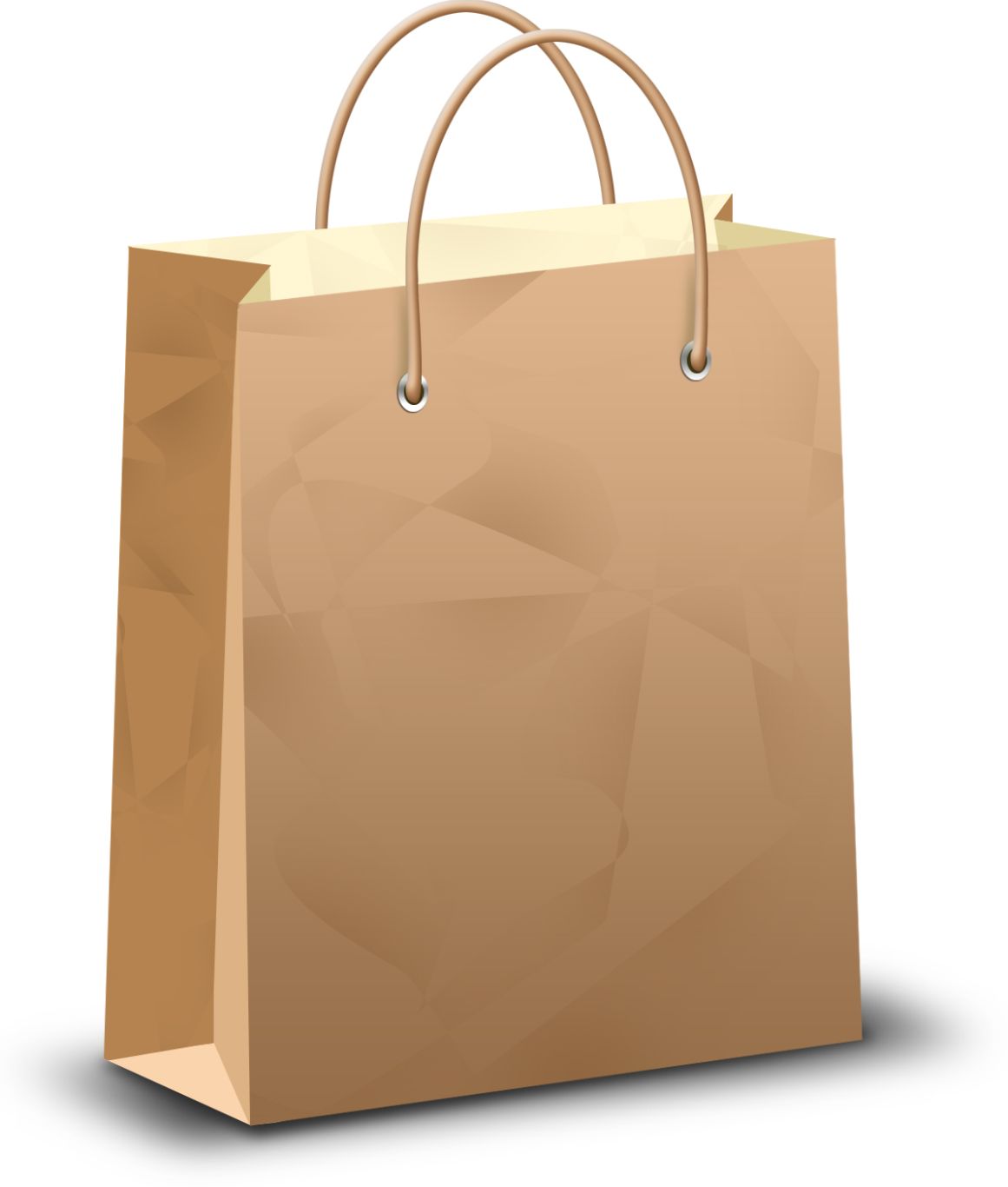 Paper shopping bag PNG image    图片编号:6389