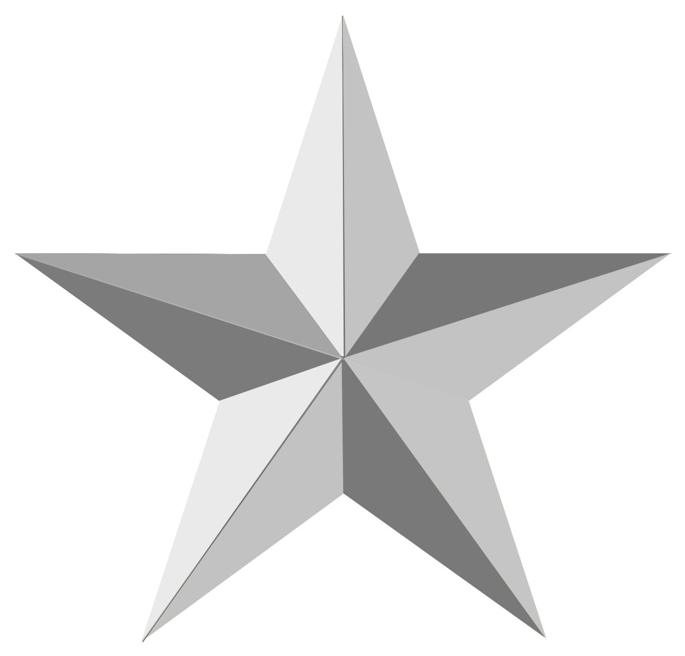 gray star PNG image    图片编号:1588