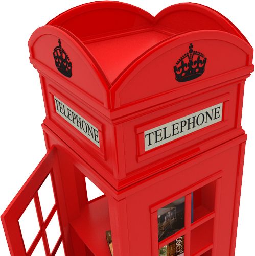 Telephone booth PNG    图片编号:43061