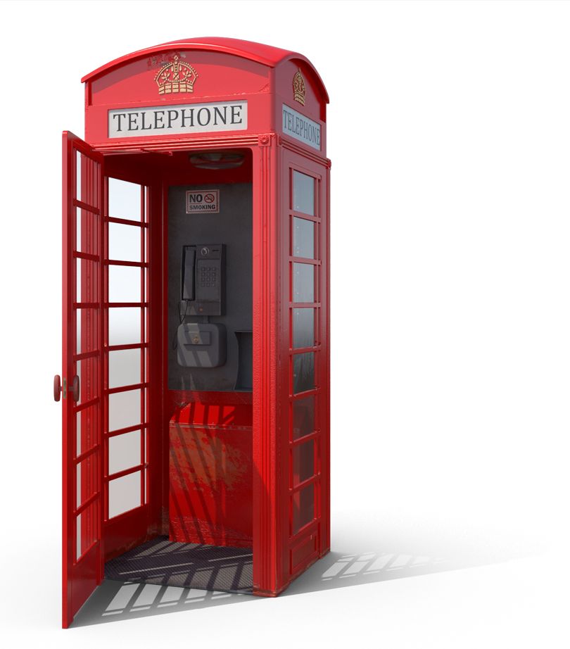 Telephone booth PNG    图片编号:43075