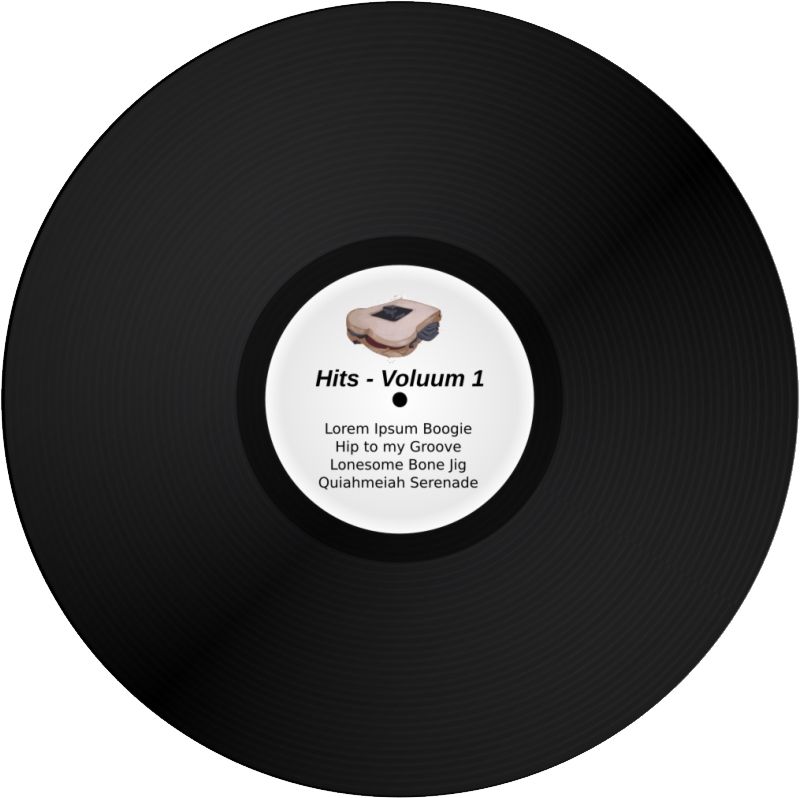 Vinyl record PNG    图片编号:82649