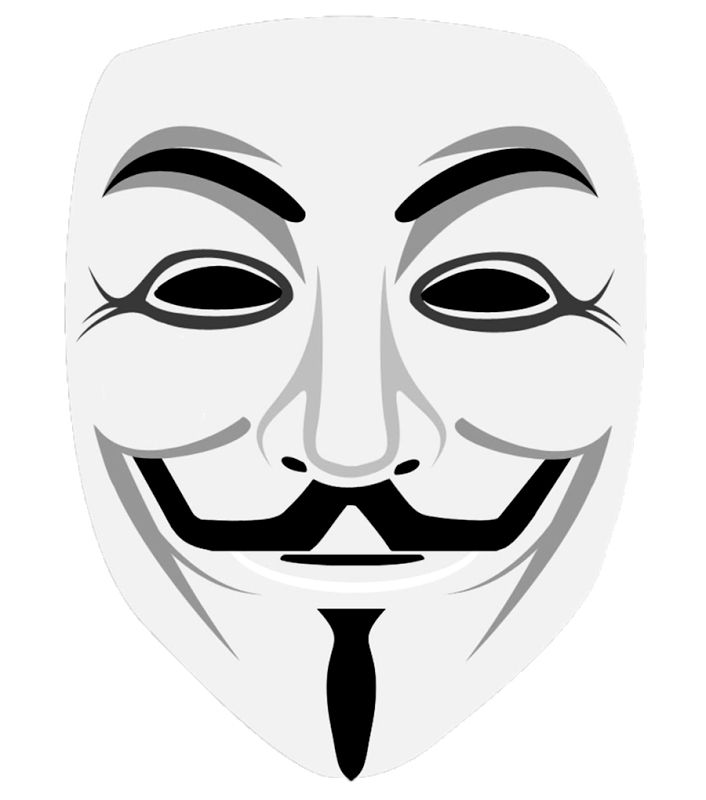 Guy Fawkes mask PNG    图片编号:25800