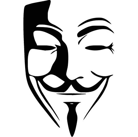 Guy Fawkes mask PNG    图片编号:25775