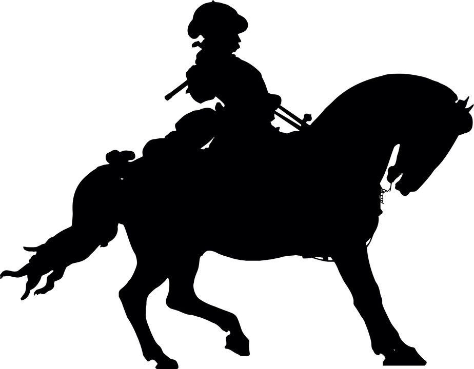 Cowboy silhouette PNG    图片编号:40710