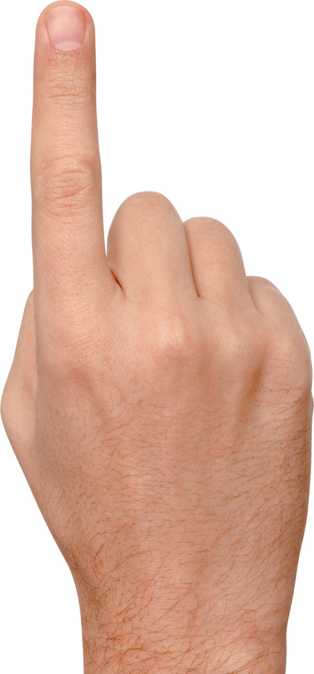 Finger PNG image    图片编号:6295