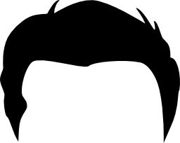 Men male hair PNG image    图片编号:5597