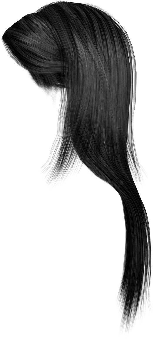 Women hair PNG image    图片编号:5598