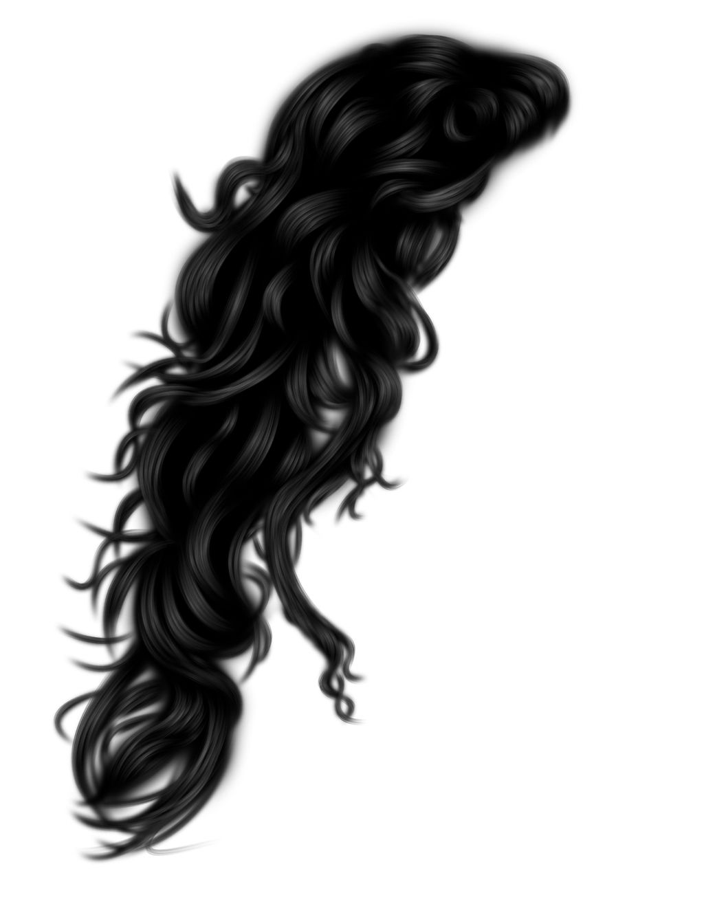 Women hair PNG image    图片编号:5607