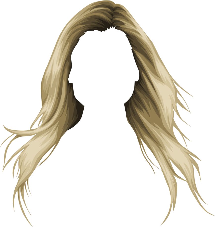 Women hair PNG image    图片编号:5610