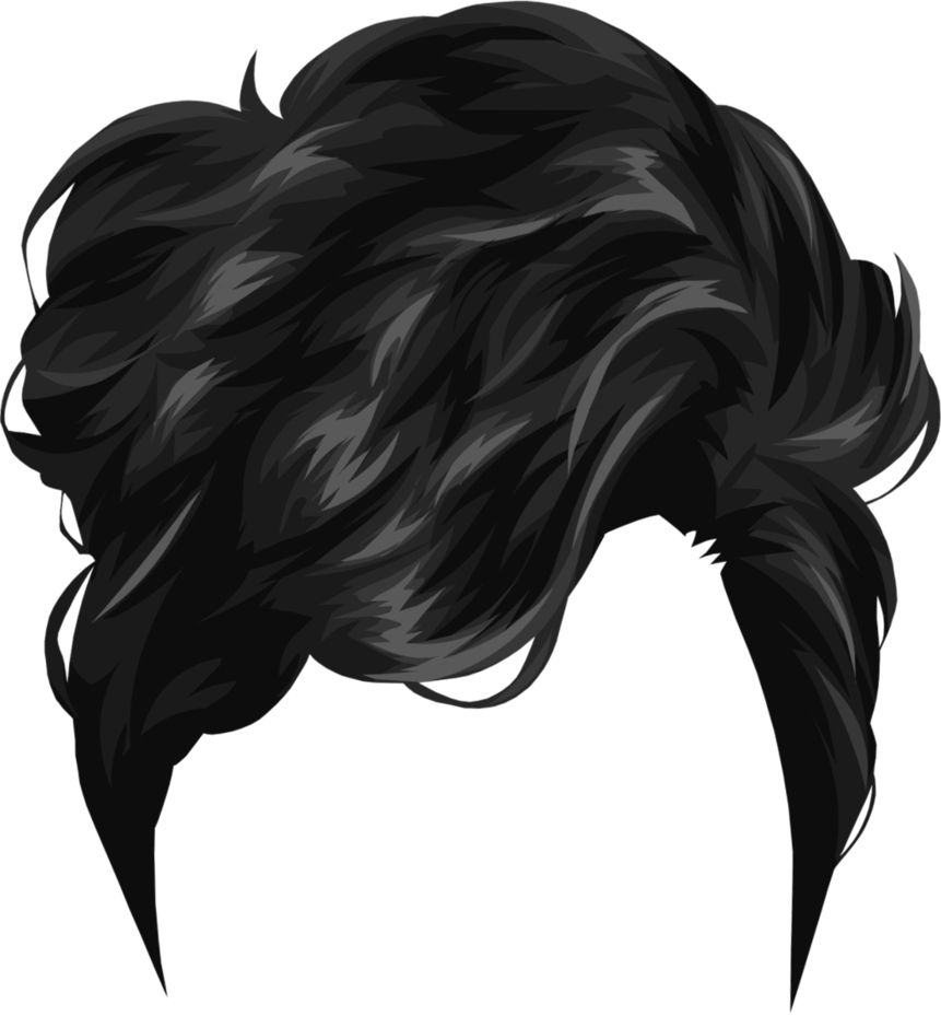 Women hair PNG image    图片编号:5611