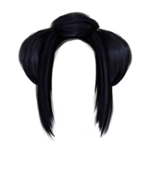 Women hair PNG image    图片编号:5614