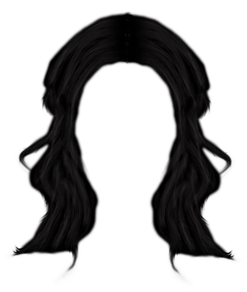 Women hair PNG image    图片编号:5617