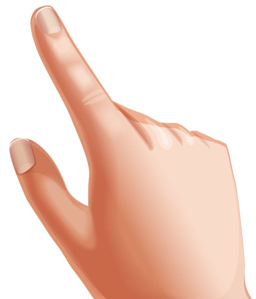 point hand PNG    图片编号:98341