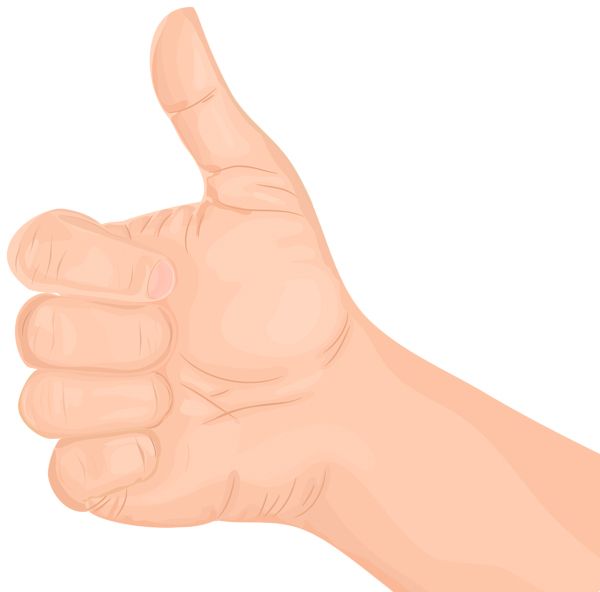 thumbs up PNG    图片编号:98385